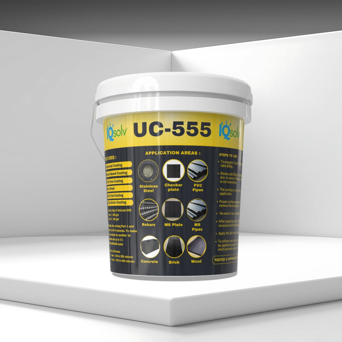 IQsolv UC-555 — Anti-Corrosion Metal Coating
