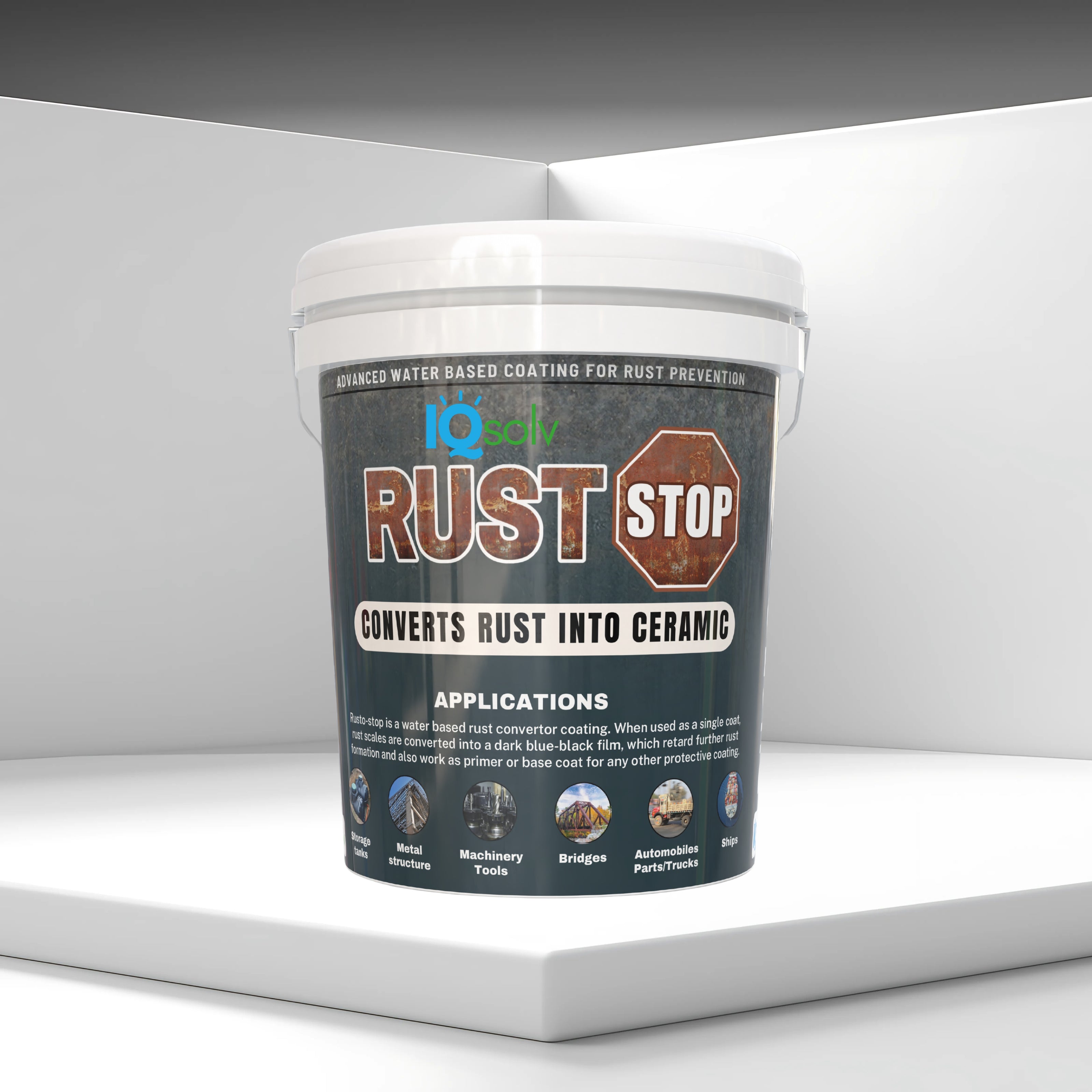 IQsolv Rusto Stop — Rust-Converting Protective Coating